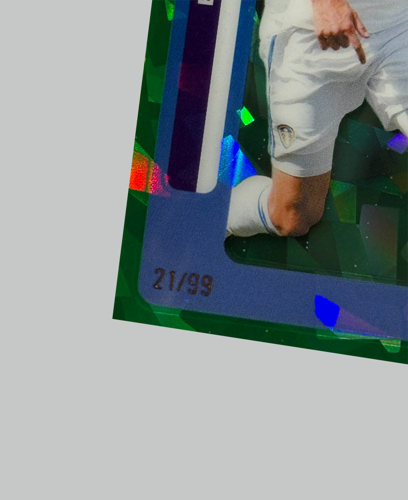 Topps Chrome Premier League 2026 Brenden Aaronson 21/99 Sapphire