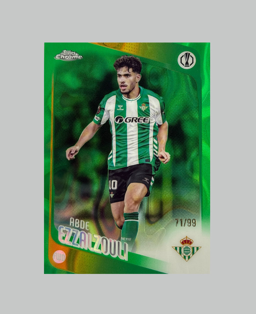 Topps Chrome UCC 2025-26 Abde Ezzalzouli 71/99