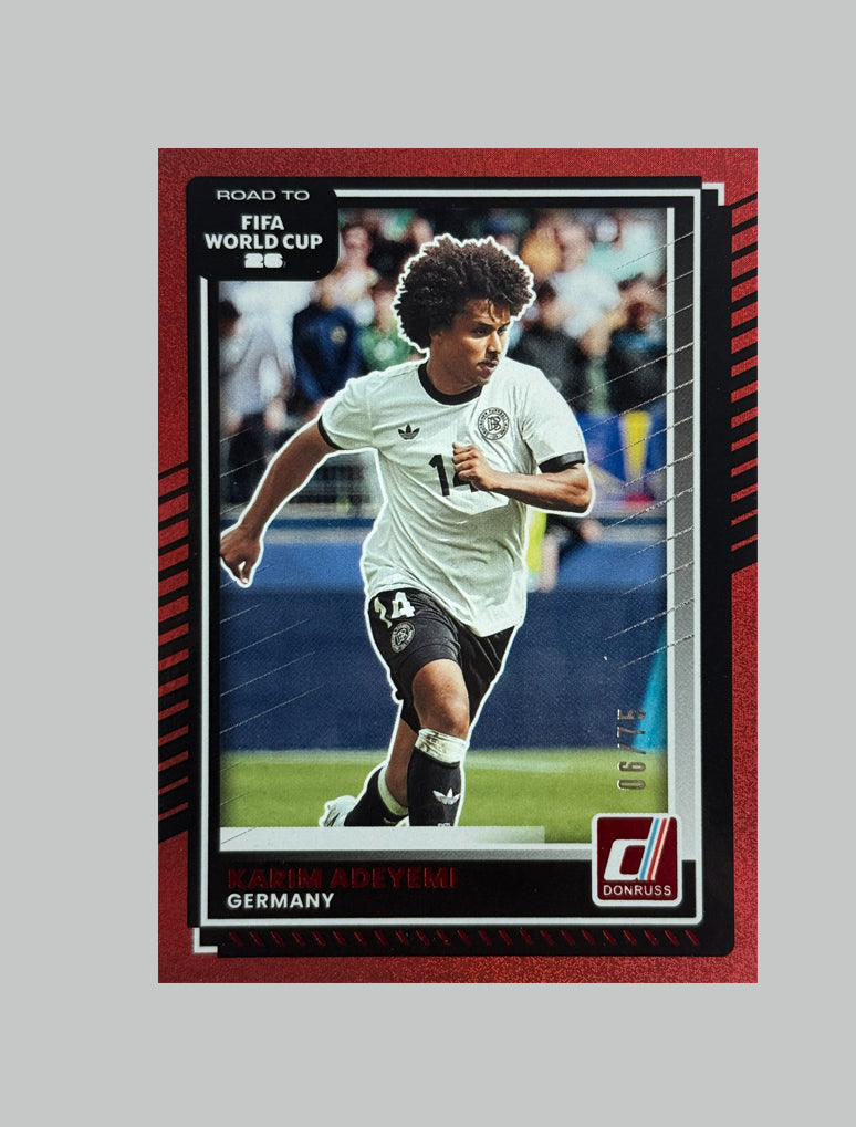 Panini Donruss Road to World Cup 2025-26 Karim Adeyemi 06/75