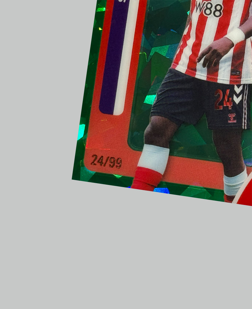 Topps Chrome Premier League 2026 Simon Adingra 24/99 Sapphire