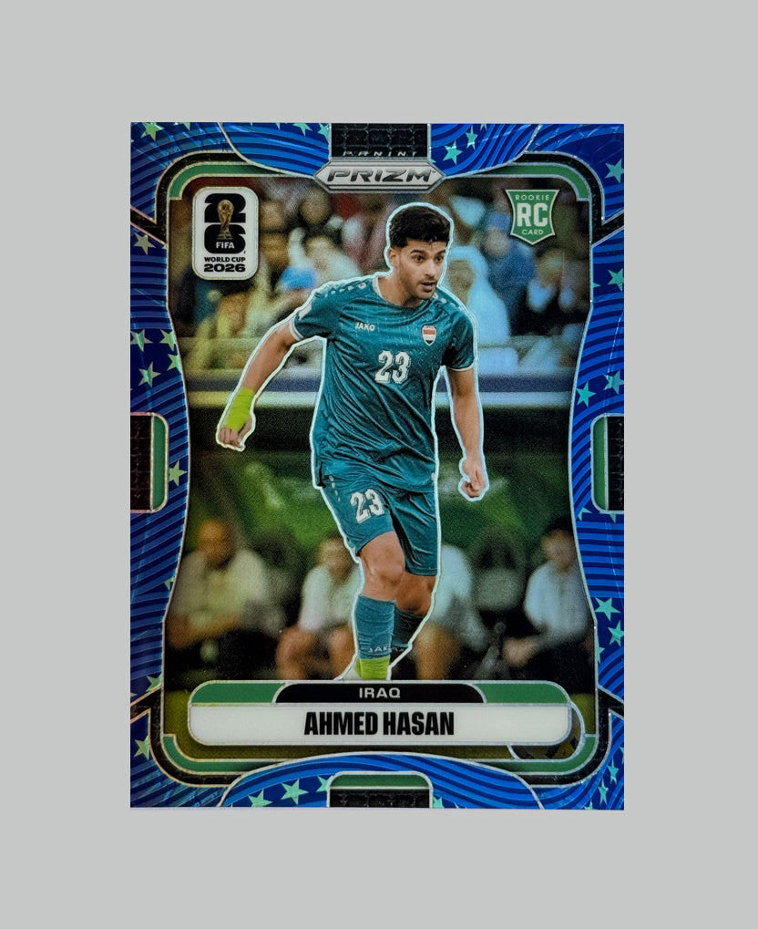 Panini Prizm World Cup 2026 Ahmed Hasan (RC) 35/94