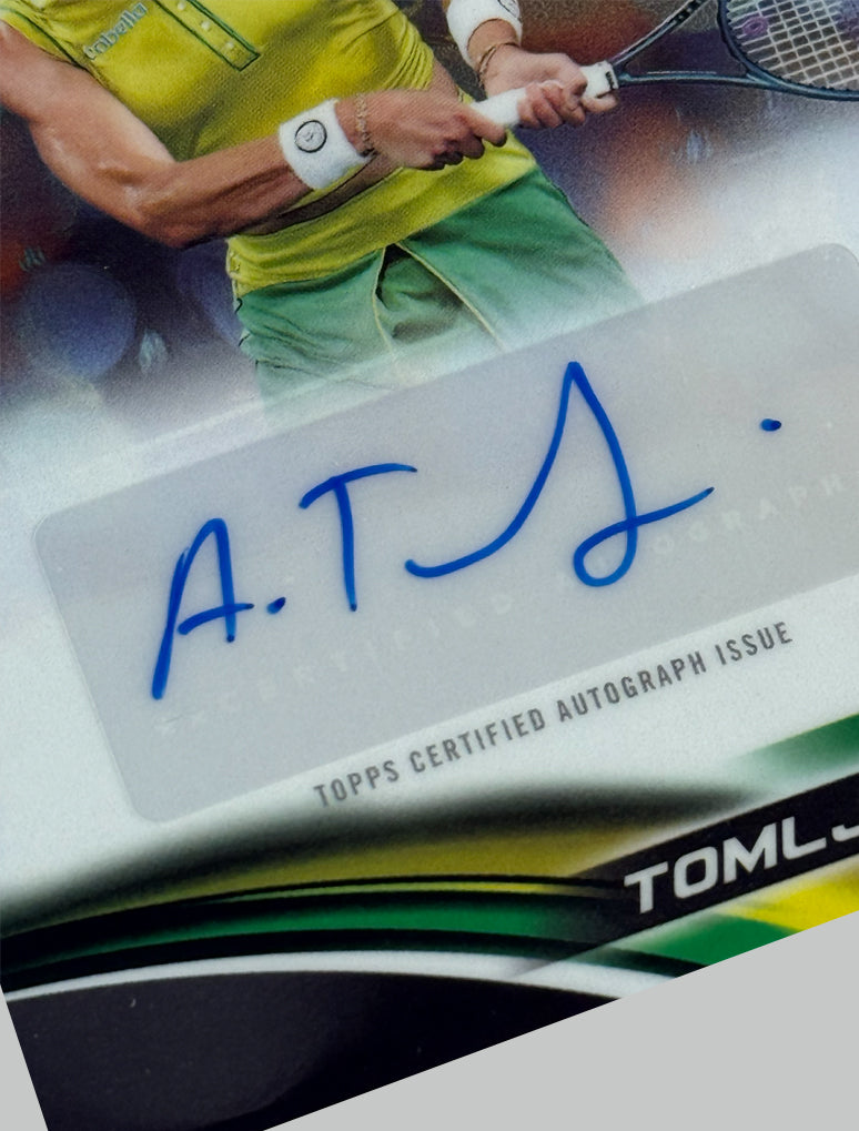 Topps Chrome Tennis 2025 Ajla Tomlanovic Auto