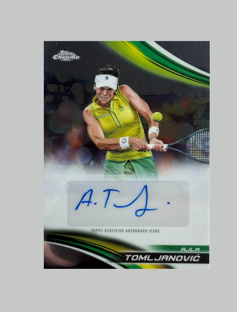 Topps Chrome Tennis 2025 Ajla Tomlanovic Auto