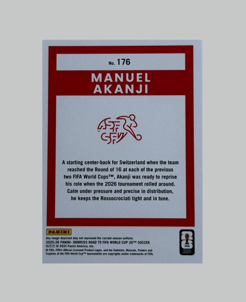 Panini Donruss Road to World Cup 2025-26 Manuel Akanji 64/99