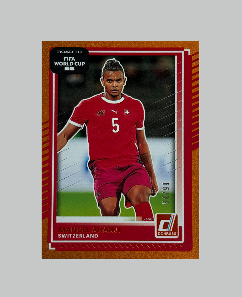 Panini Donruss Road to World Cup 2025-26 Manuel Akanji 64/99