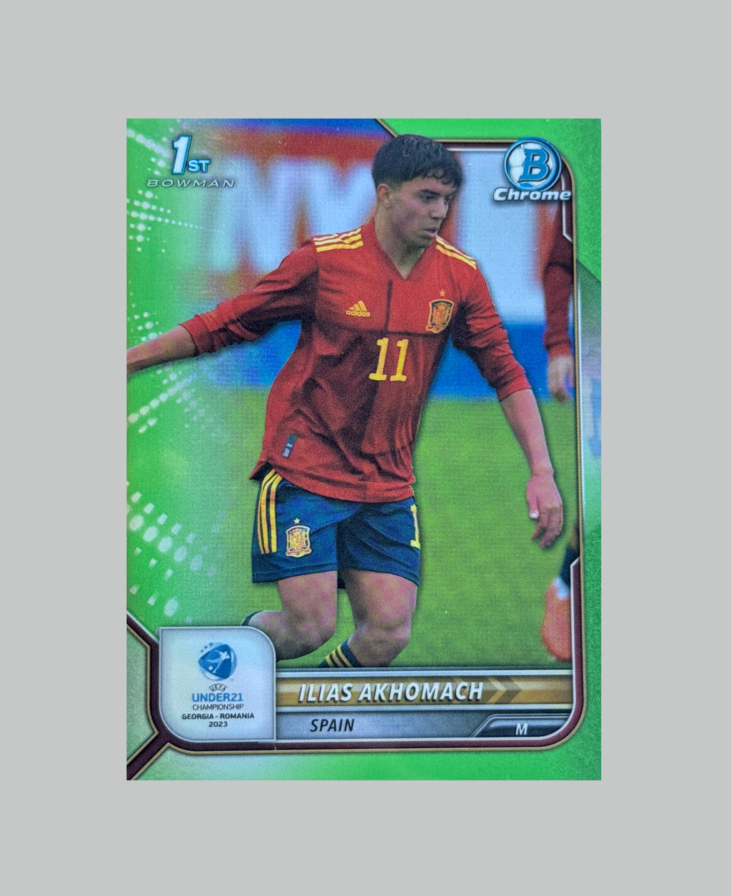 Topps Bowman Chrome UEFA U21 Ilias Akhomach 190/199