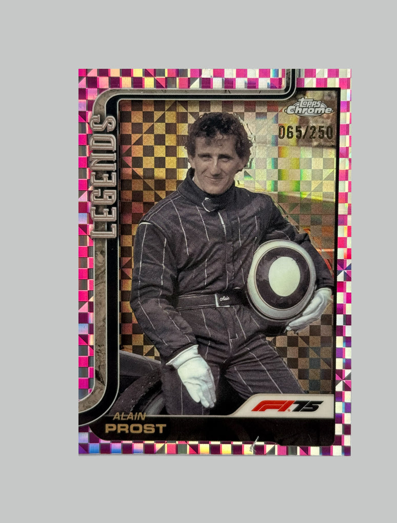 Topps Chrome F1 2025 Alain Prost 065/250