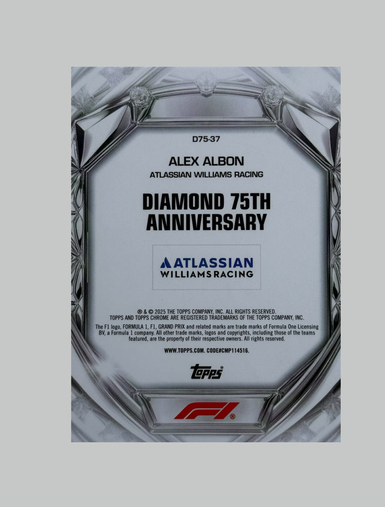Topps Chrome F1 2025 Alex Albon 191/299