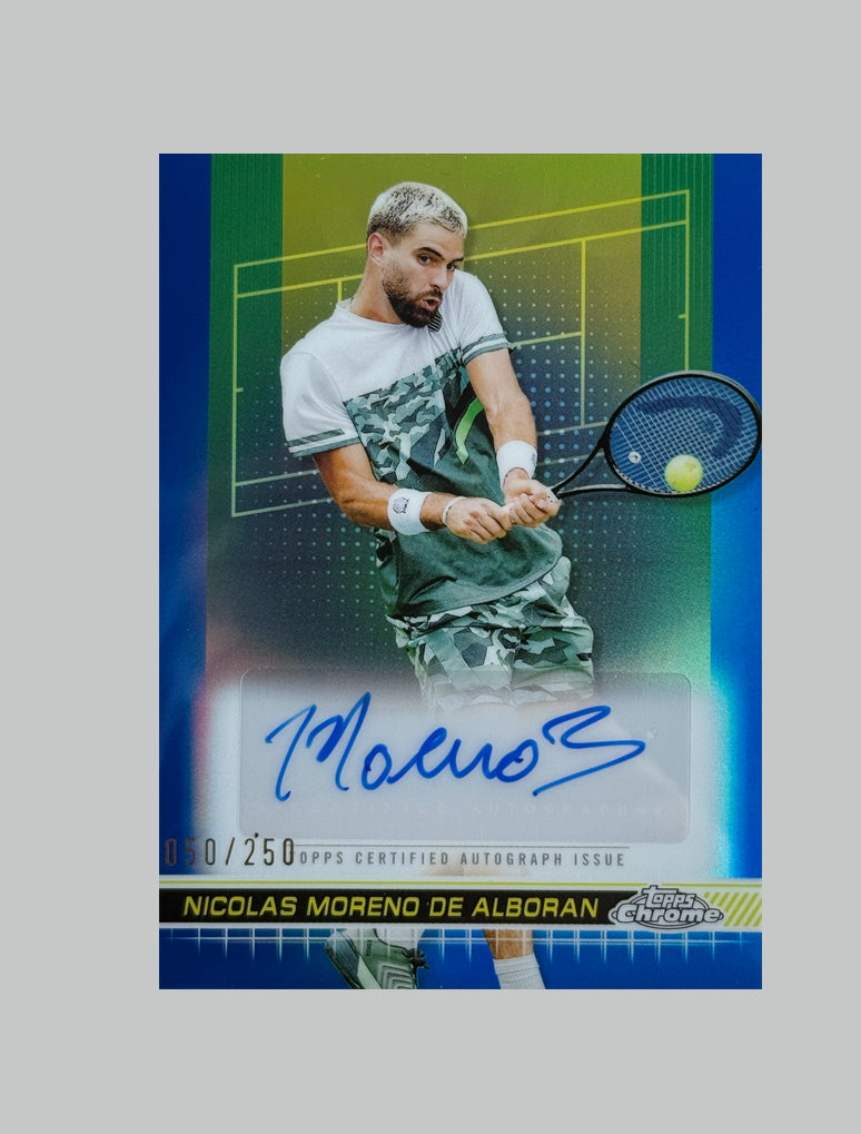 Topps Chrome Tennis 2024 Nicolas Moreno De Alboran 050/250