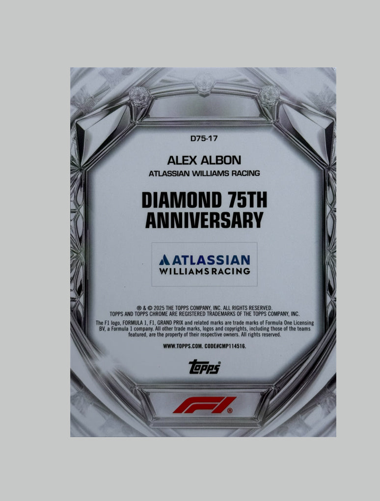 Topps Chrome F1 2025 Alex Albon 170/299