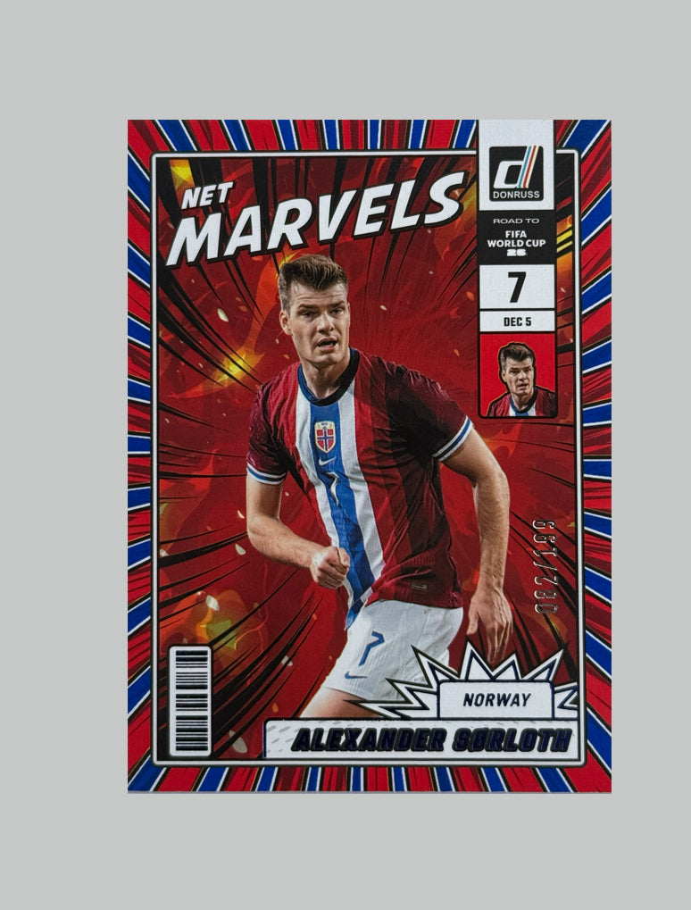 Panini Donruss Road to World Cup 2025-26 Alexander Sorloth Net Marvels 082/199