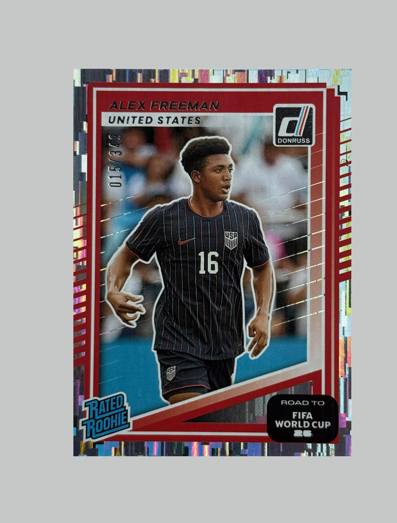 Panini Donruss Road to World Cup 2025-26 Alex Freeman 015/349