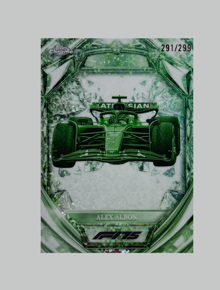 Topps Chrome F1 2025 Alex Albon Diamond 75th Anniversary 291/299