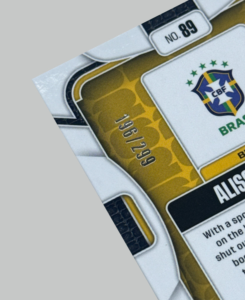 Panini Prizm World Cup 2026 Alisson Becker 196/299