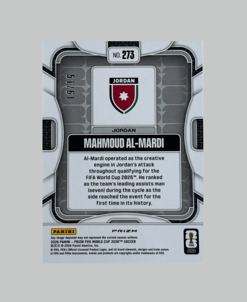 Panini Prizm World Cup 2026 Mahmoud Al-Mardi (RC) 51/61