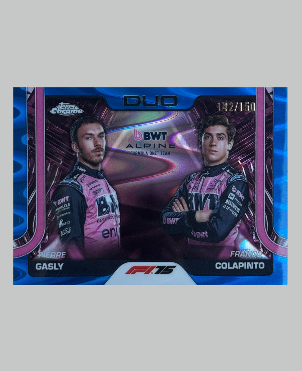 Topps Chrome F1 2025 Alpine Duo 142/150