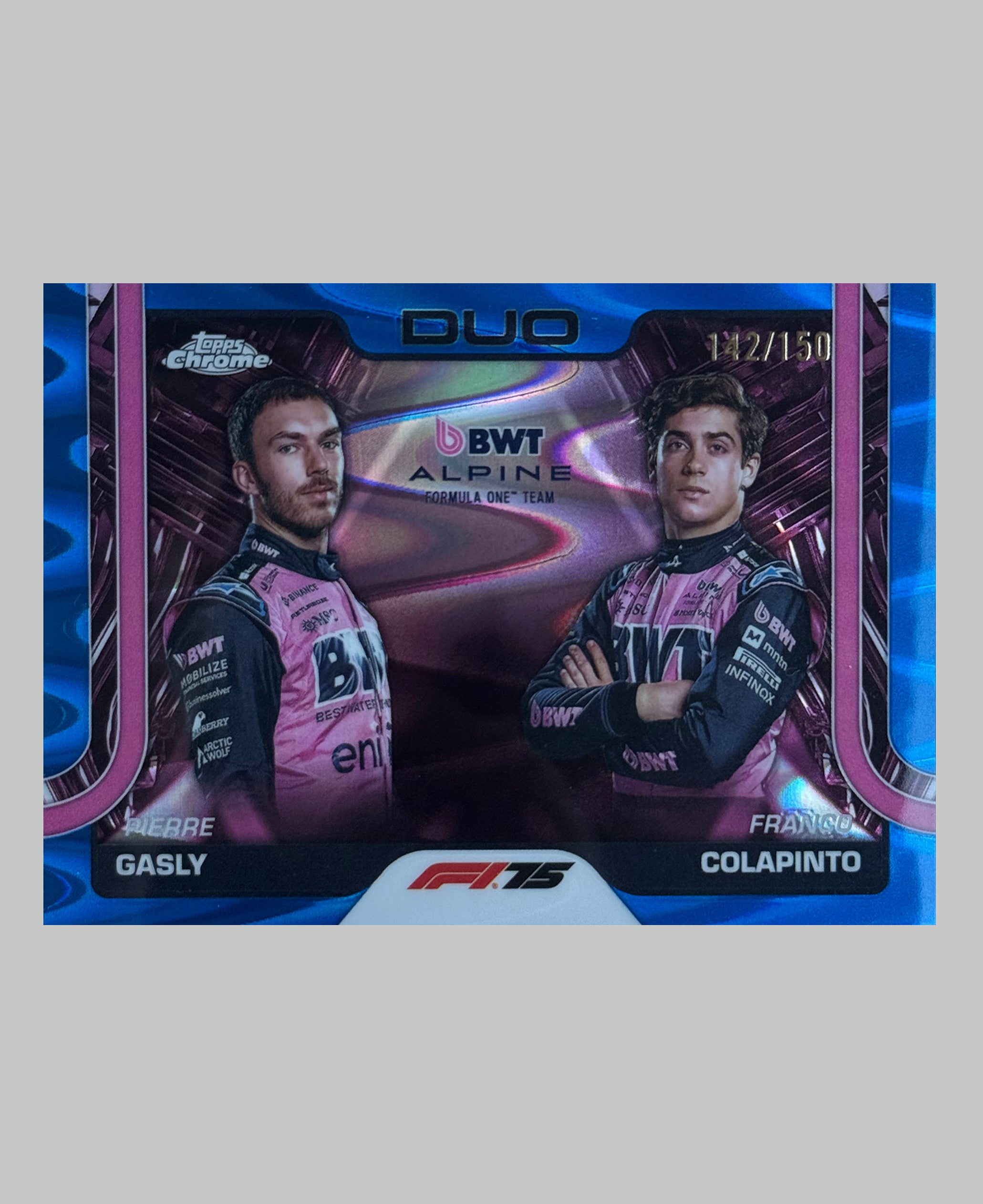 Topps Chrome F1 2025 Alpine Duo 142/150