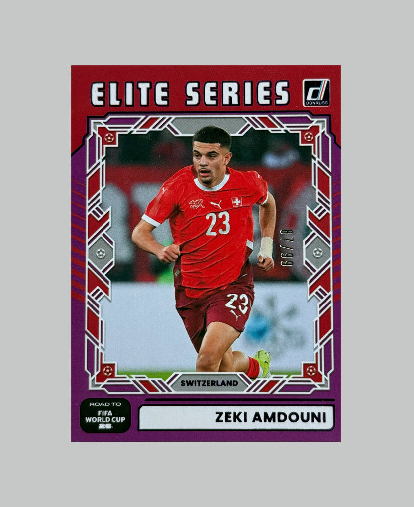 Panini Donruss Road to World Cup 2025-26 Zeki Amdouni Elite Series 87/99