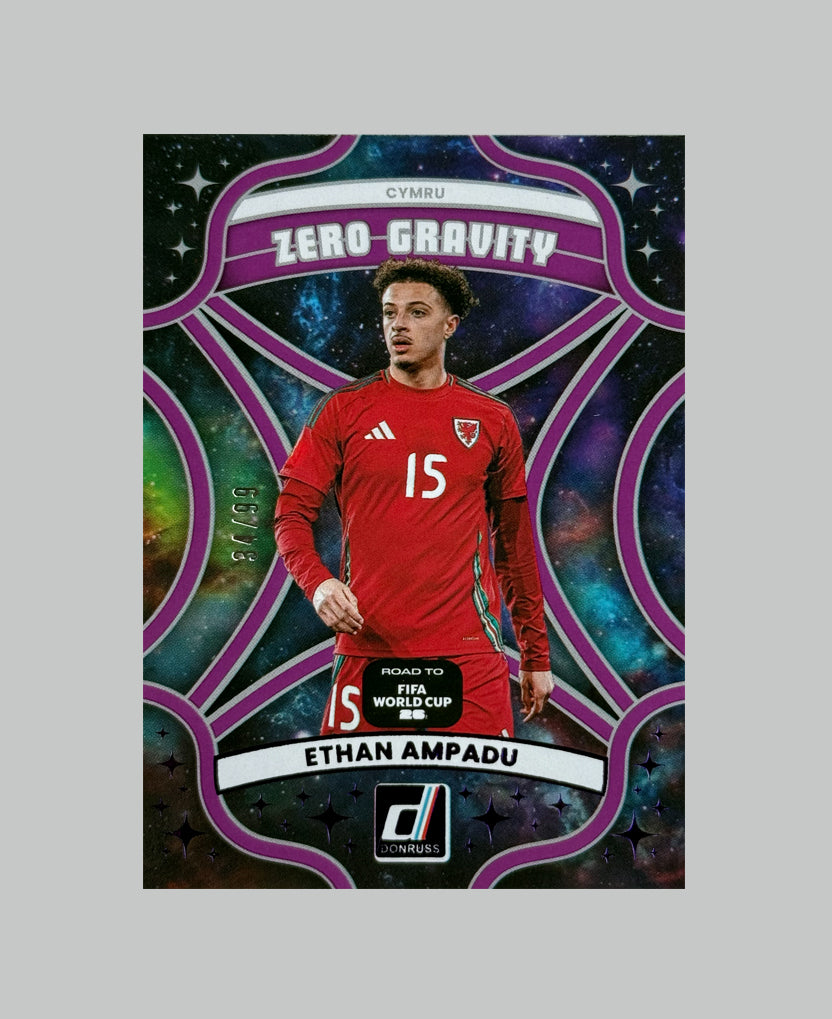 Panini Donruss Road to World Cup 2025-26 Ethan Ampadu Zero Grvity 34/99
