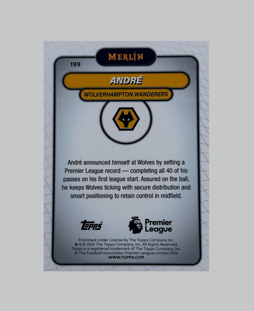 Topps Merlin Premier League 2025-26 Andre 34/95