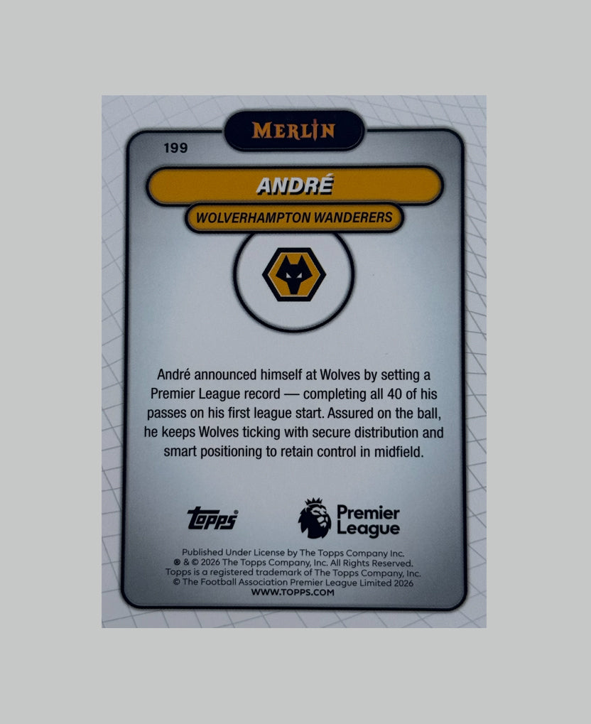Topps Merlin Premier League 2025-26 Andre 030/150