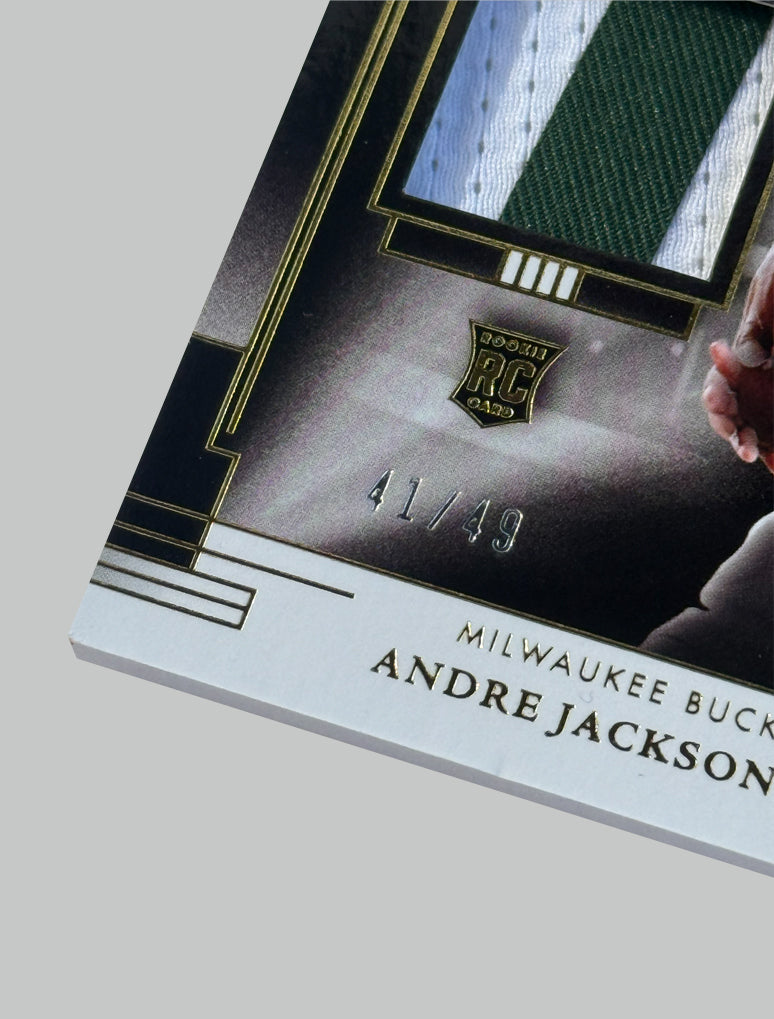 Panini Noir 2023-24 Andre Jackson Jr. (RC) 41/49 Relic