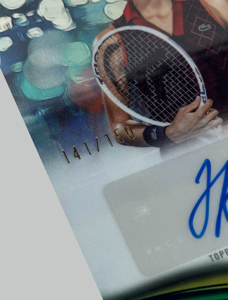 Topps Chrome Tennis 2025 Erika Andreeva 141/150 Auto