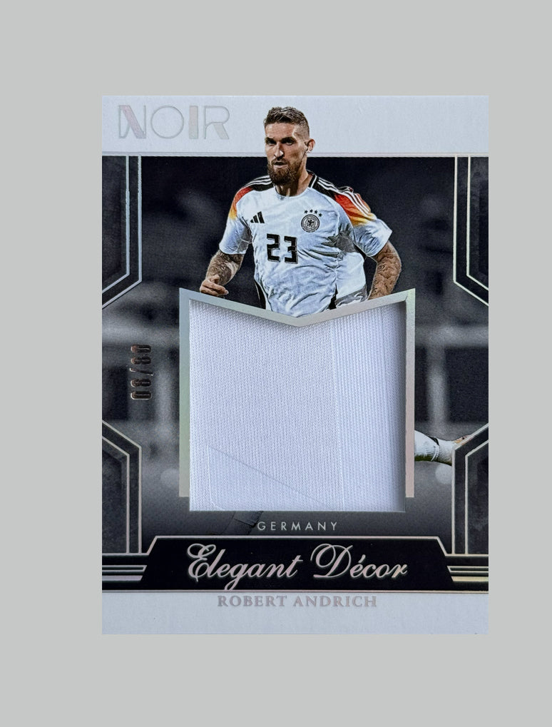 Panini Noir 2024-25 Robert Andrich 08/80 Relic