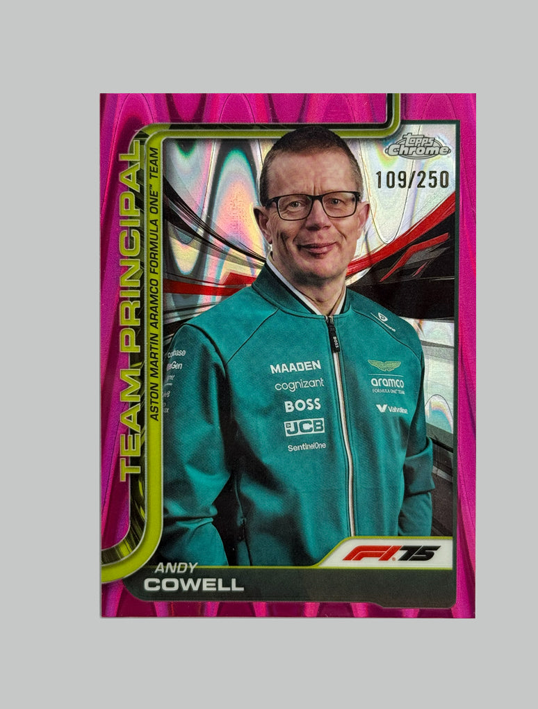 Topps Chrome F1 2025 Andy Cowell 109/250