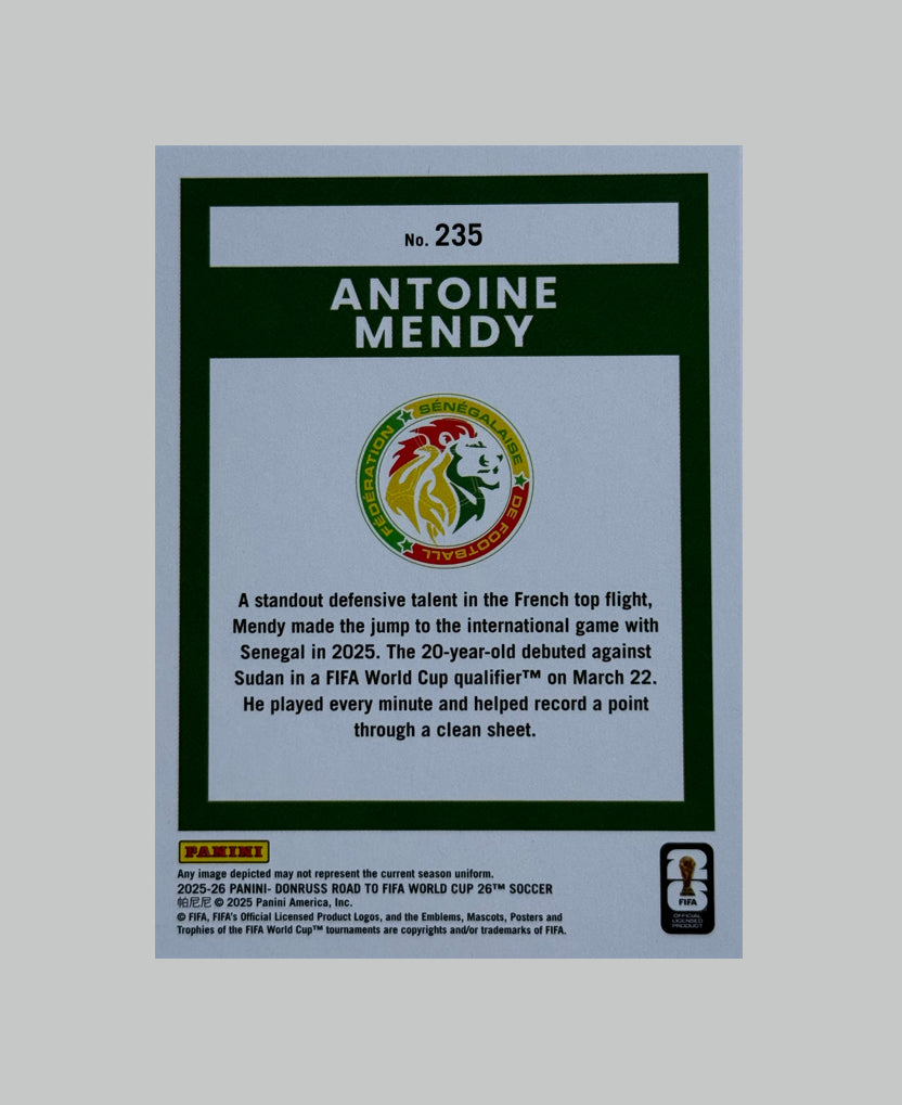 Panini Donruss Road to World Cup 2025-26 Antoine Mendy 79/99