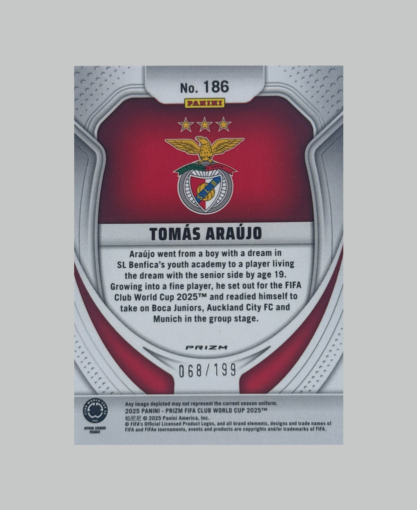 Panini Prizm Club World Cup Tomas Araujo (RC) 068/199