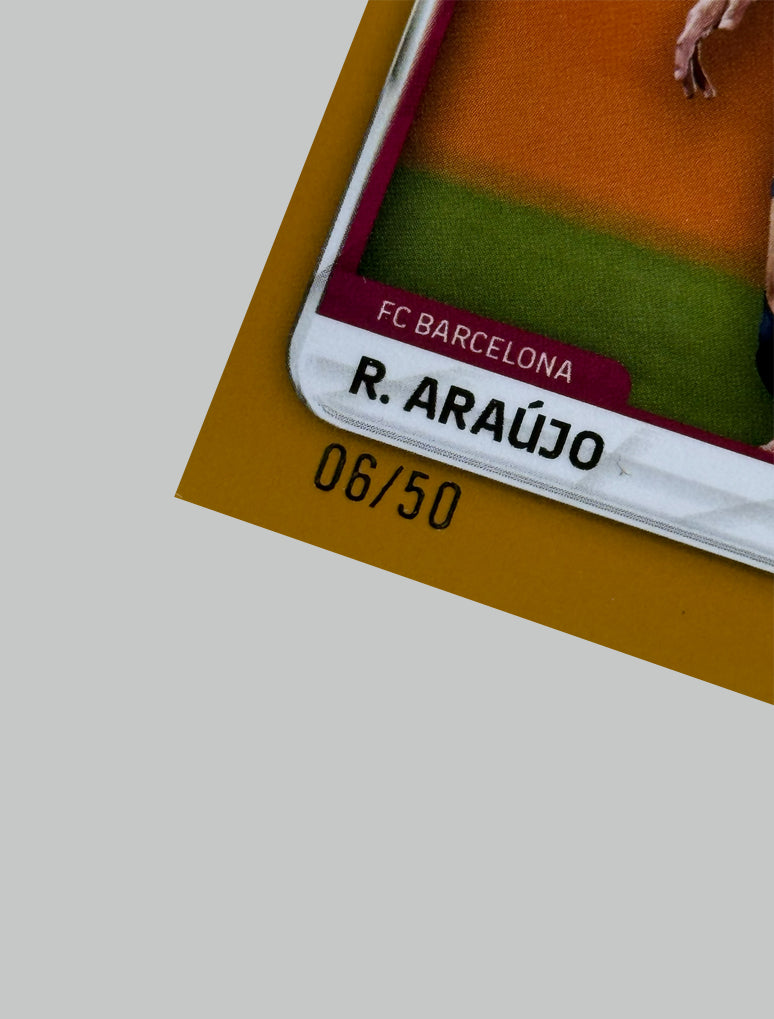 Topps Barcelona Team Set Ronald Araujo 06/50