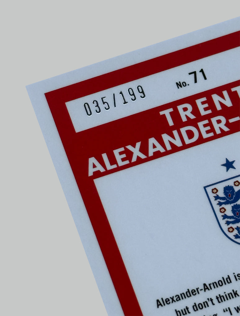 Panini Donruss Road to World Cup 2025-26 Optic Trent Alexander-Arnold 035/199