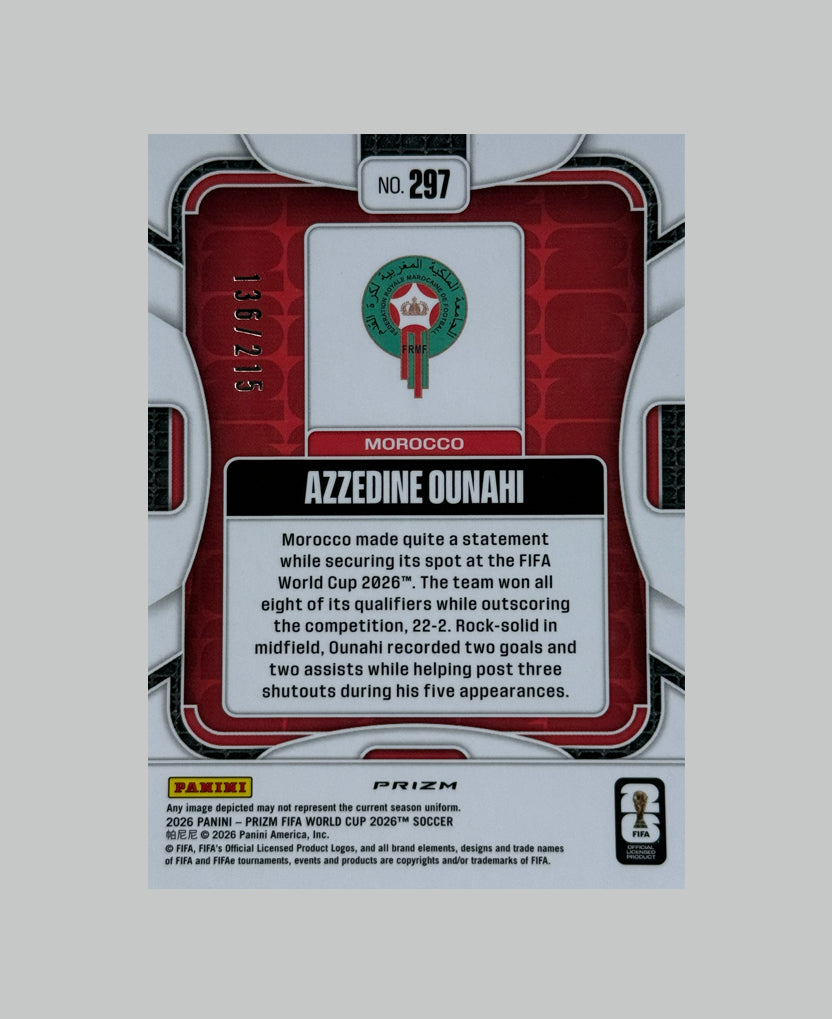 Panini Prizm World Cup 2026 Azzedine Ounahi 136/215