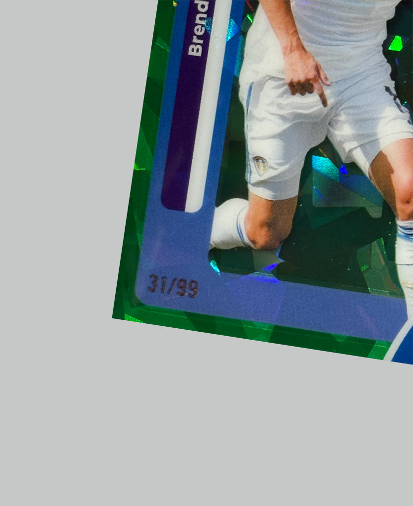 Topps Chrome Premier League 2026 Brenden Aaaronson 31/99 Sapphire
