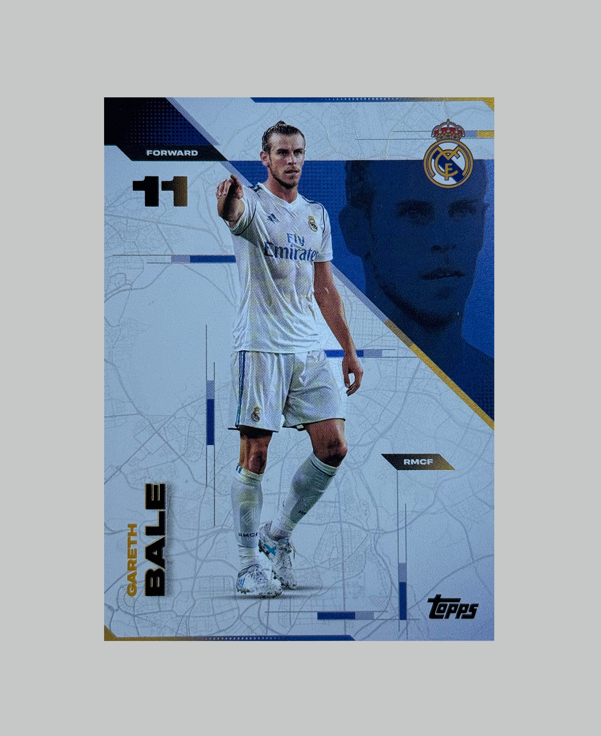 Topps Real Madrid Los Blancos Gareth Bale Modern Madrid