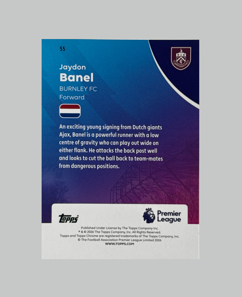 Topps Chrome Premier League 2026 Jaydon Banel (RC) 149/275