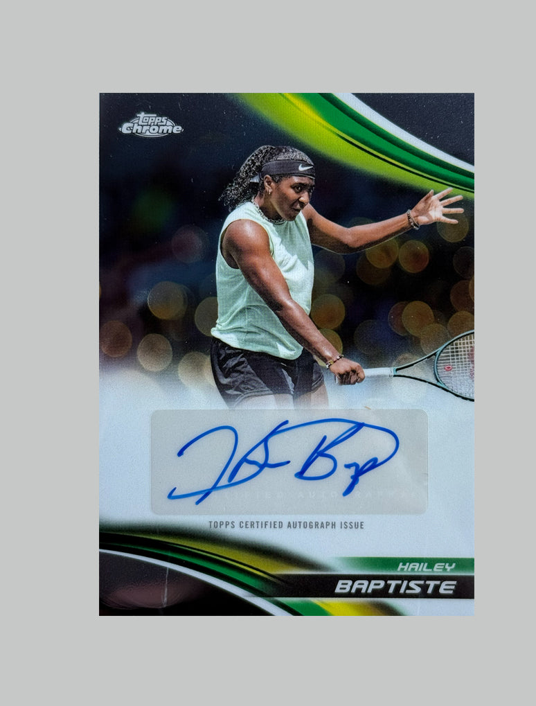 Topps Chrome Tennis 2025 Hailey Baptiste Auto