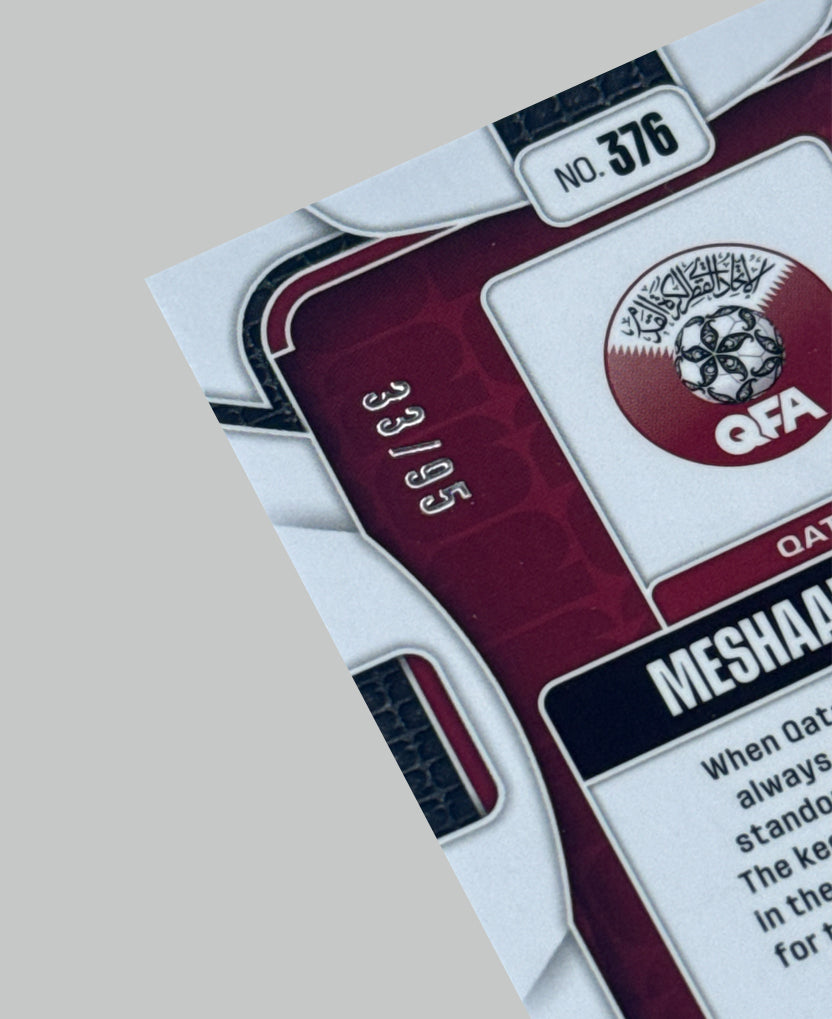 Panini Prizm World Cup 2026 Meshaal Barsham 33/95