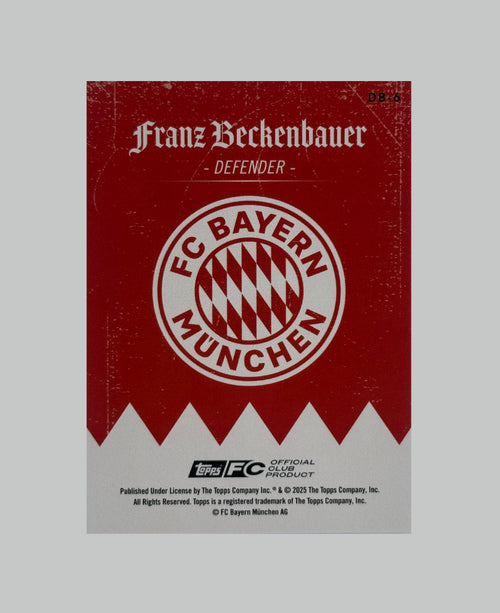 Topps Bayern Munich Team Set 2024-25 Franz Beckenbauer 98/99