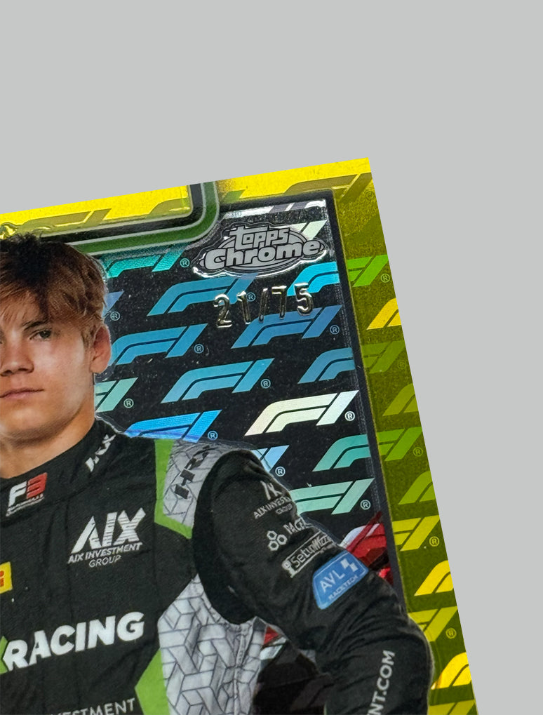 Topps Chrome F1 2025 Nikita Bedrin 21/75 Logofractor