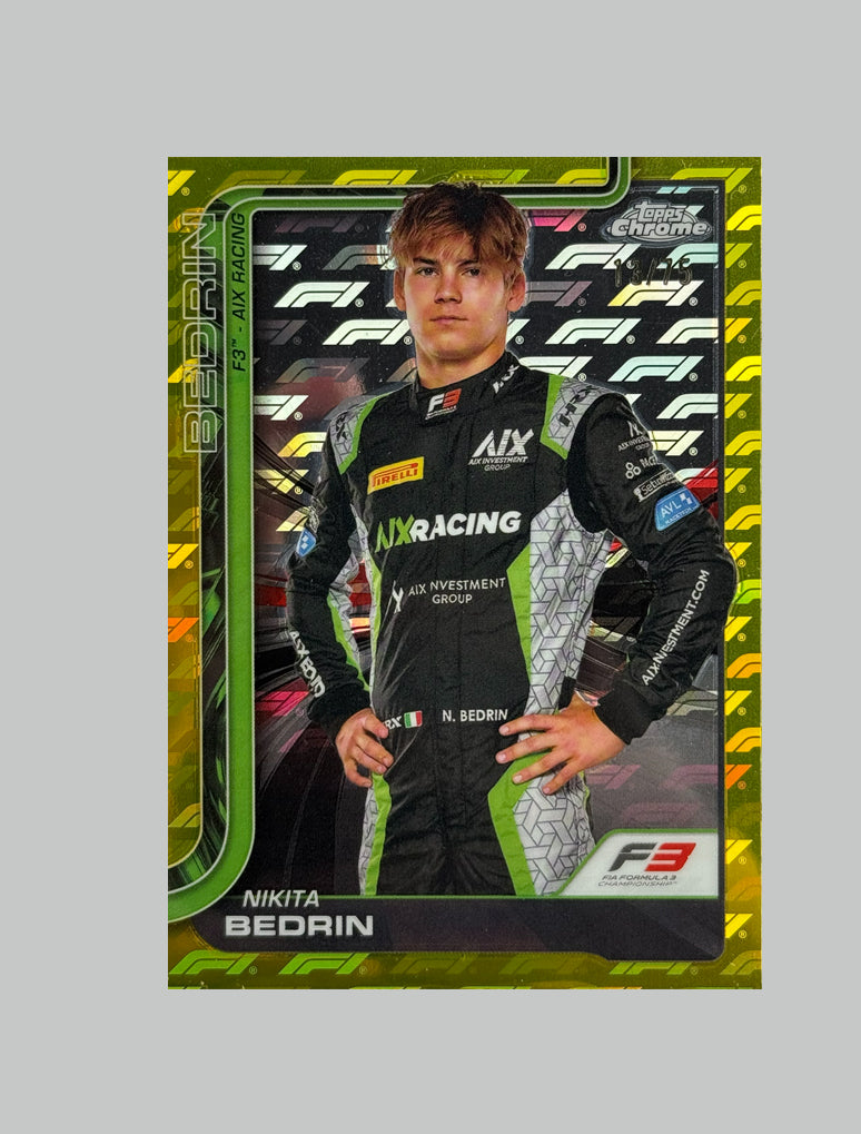 Topps Chrome F1 2025 Nikita Bedrin 13/75 Logofractor