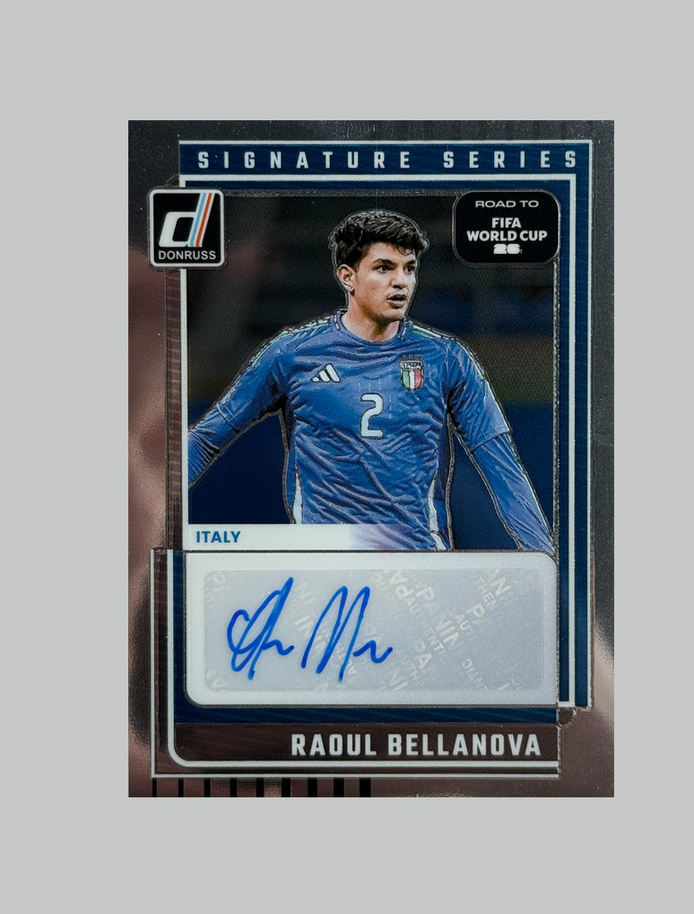 Panini Donruss Road to World Cup 2025-26 Raoul Bellanova Auto