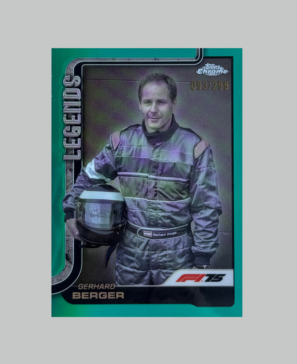 Topps Chrome F1 2025 Gerhard Berger 093/299