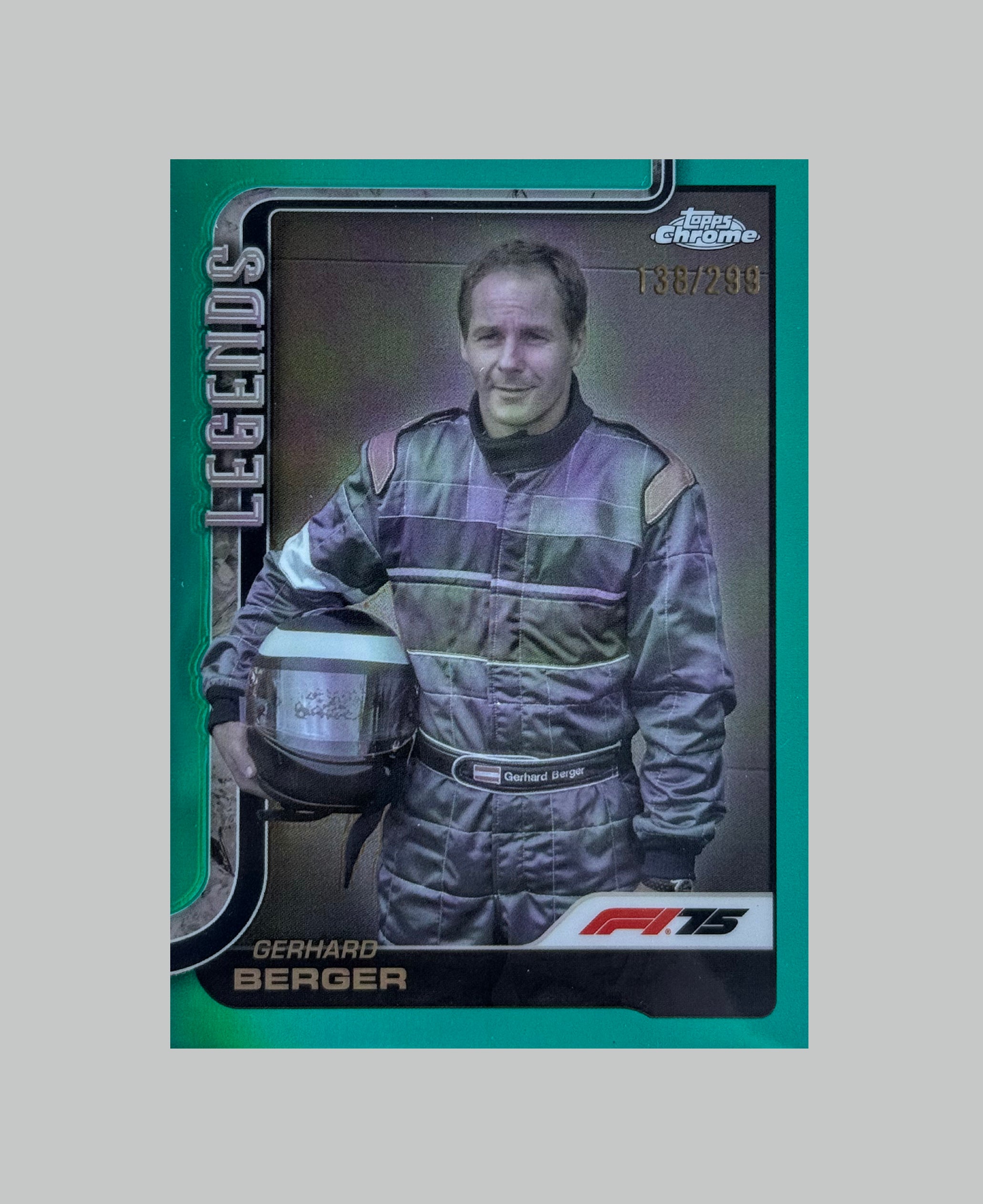Topps Chrome F1 2025 Gerhard Berger 138/299