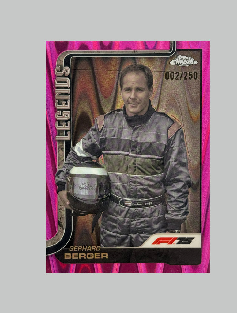 Topps Chrome F1 2025 Gerhard Berger 002/250