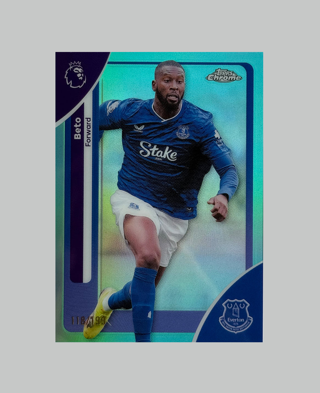 Topps Chrome Premier League 2026 Beto 118/199