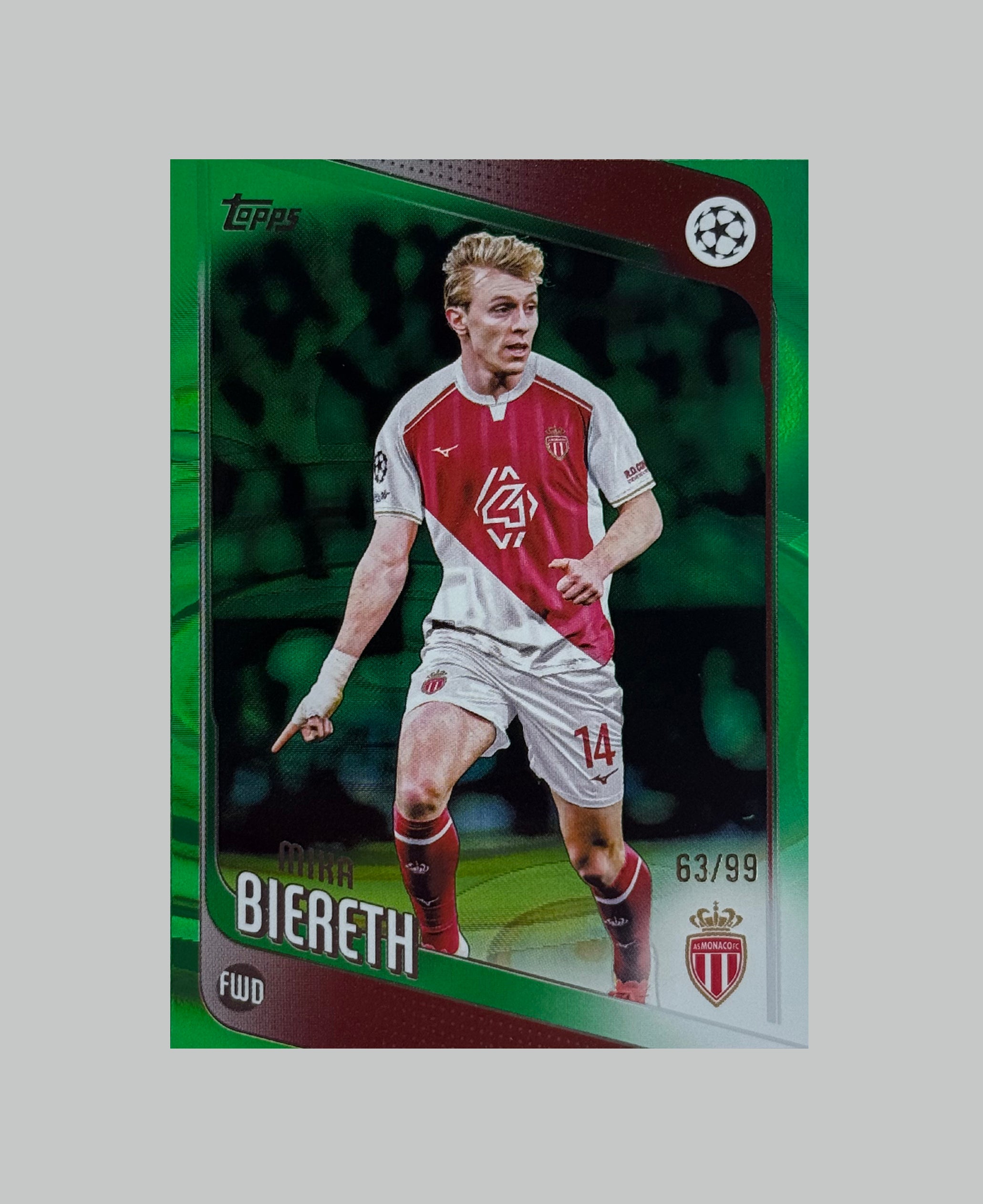 Topps UCC 2025-26 Mika Biereth 63/99