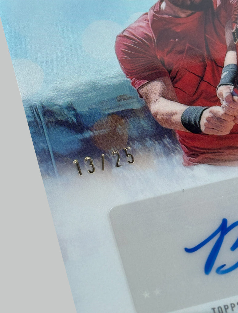 Topps Chrome Tennis 2025 Bjorn Fratangelo 13/25 Auto