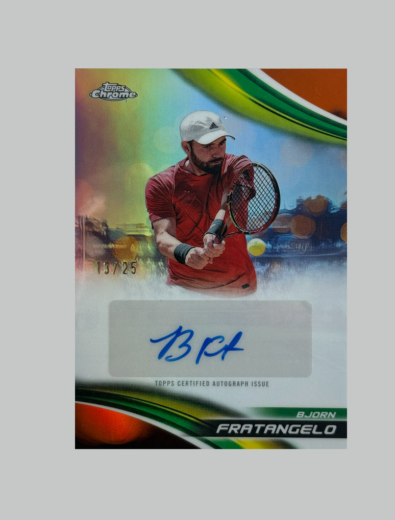 Topps Chrome Tennis 2025 Bjorn Fratangelo 13/25 Auto